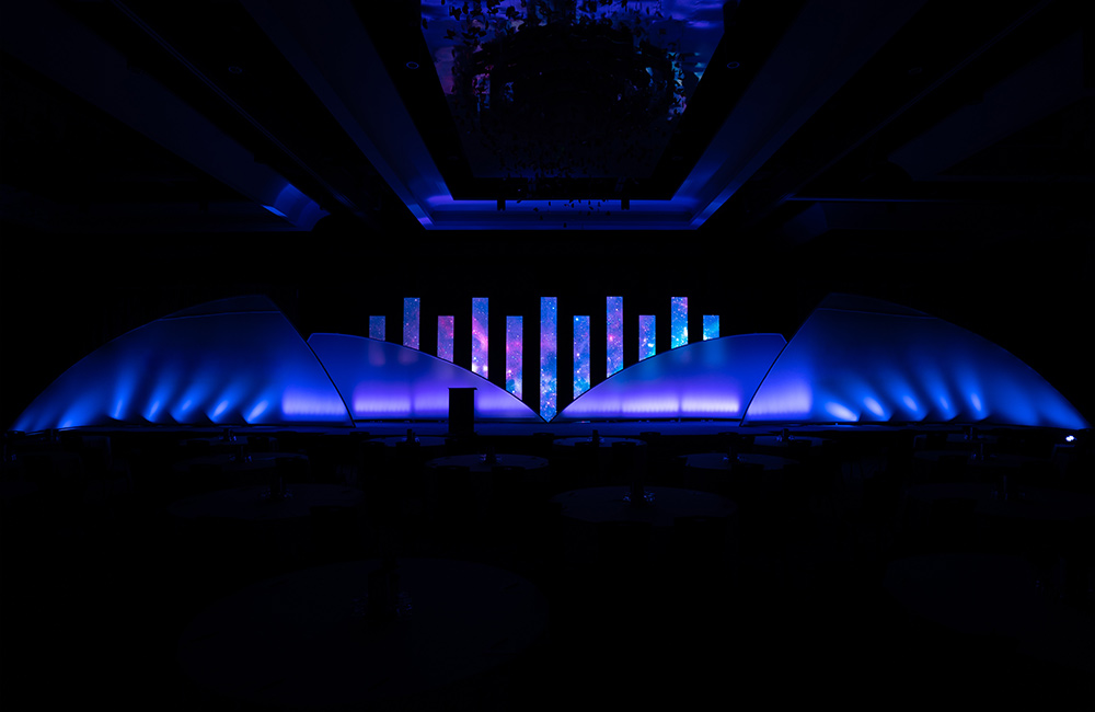 tallen event showcasing scenic design