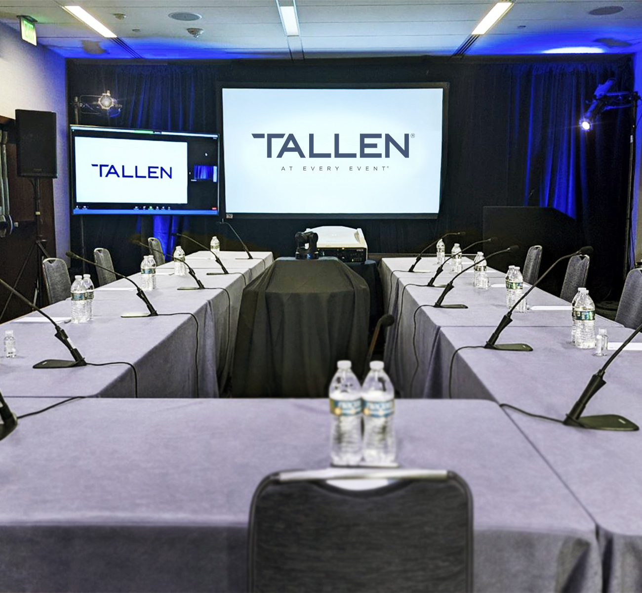 Professional Event Production, Tallen